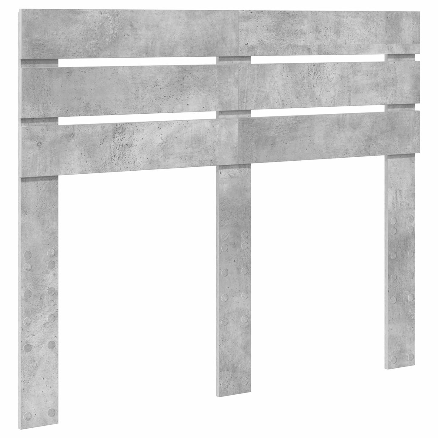 Kopfteil Beton Grau Holzwerkstoff