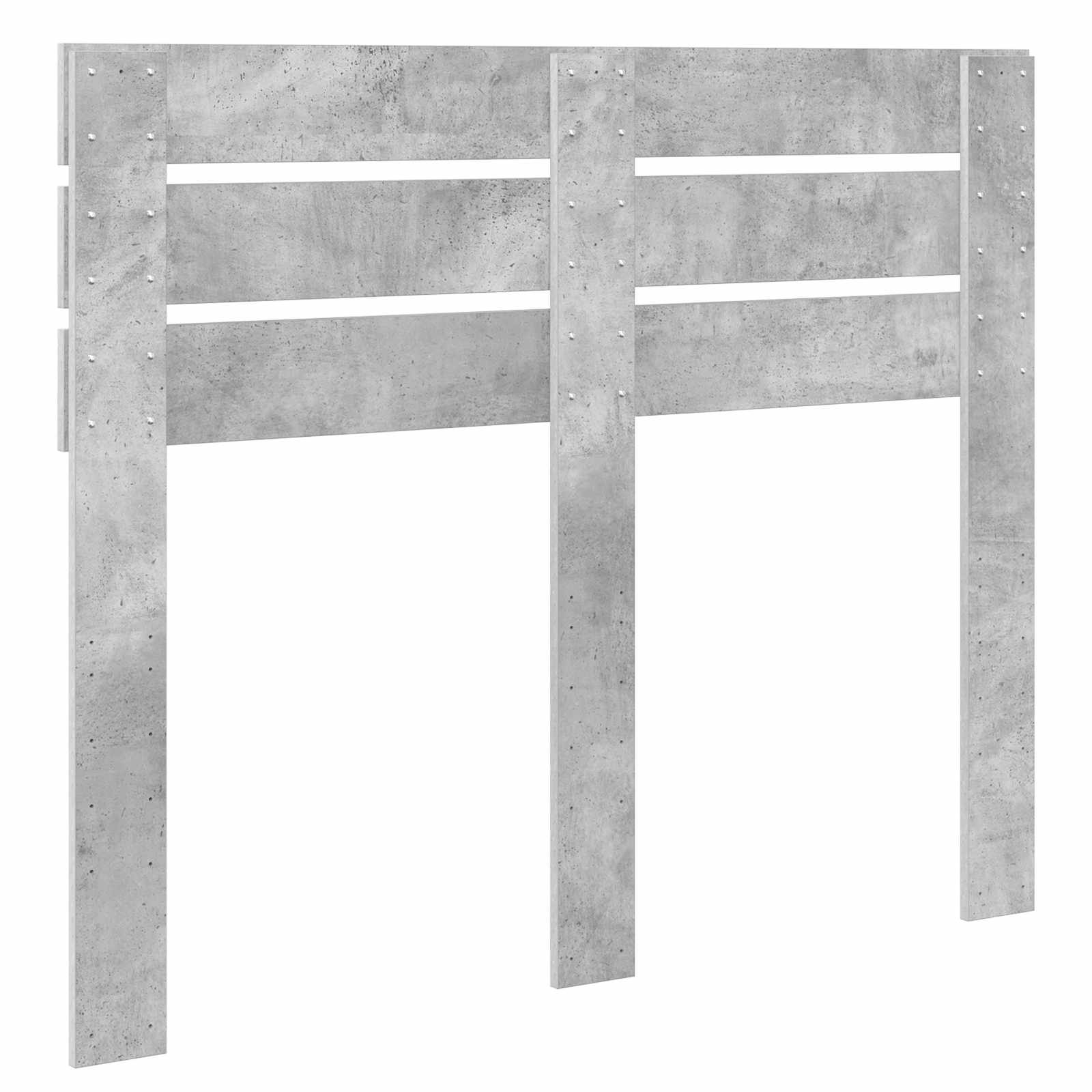 Kopfteil Beton Grau Holzwerkstoff