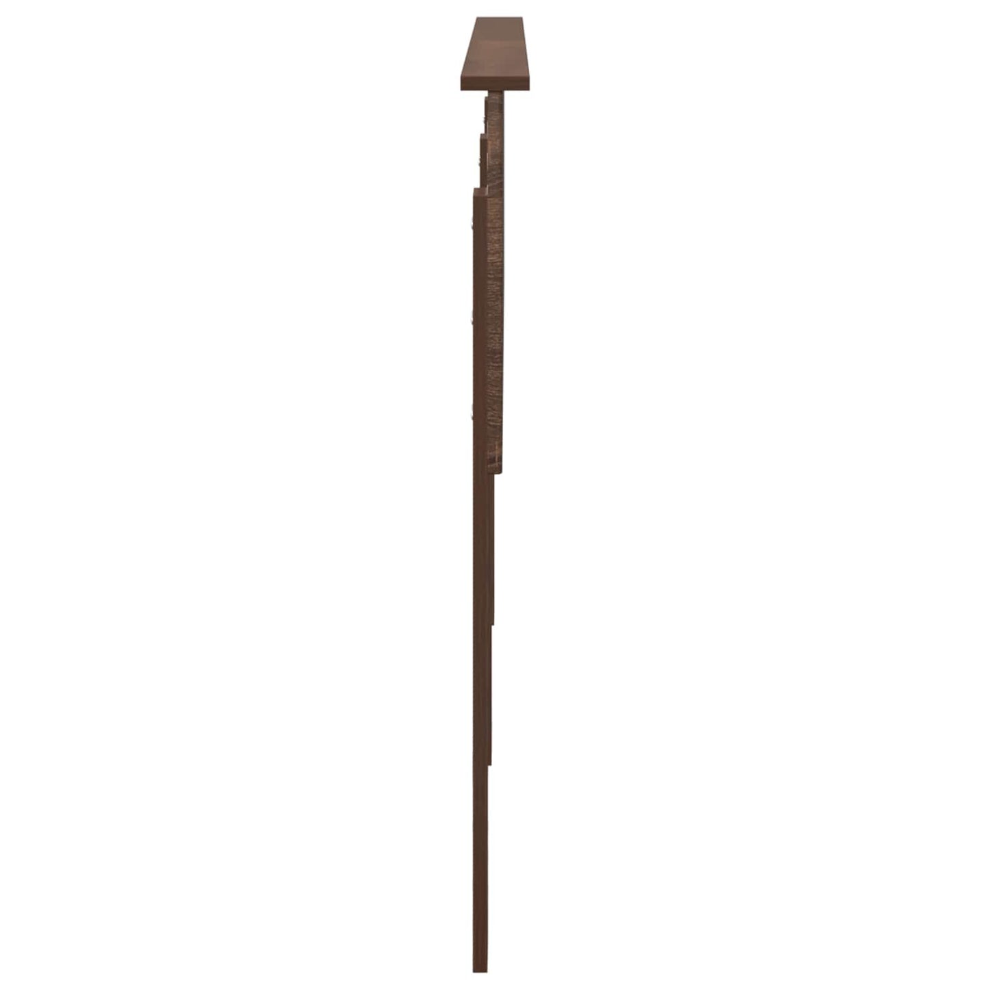 Kopfteil Braun Eichen-Optik Holzwerkstoff
