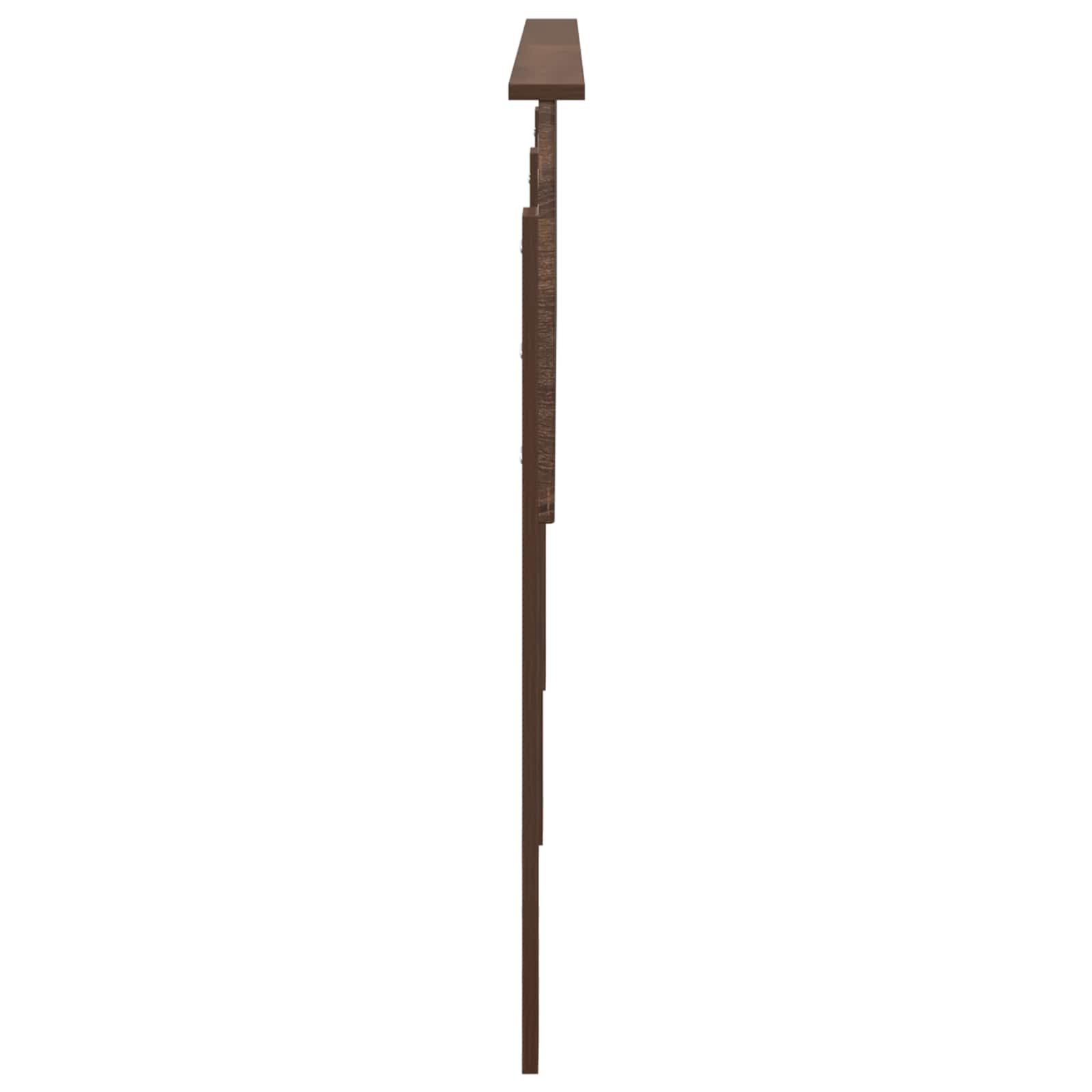 Kopfteil Braun Eichen-Optik Holzwerkstoff