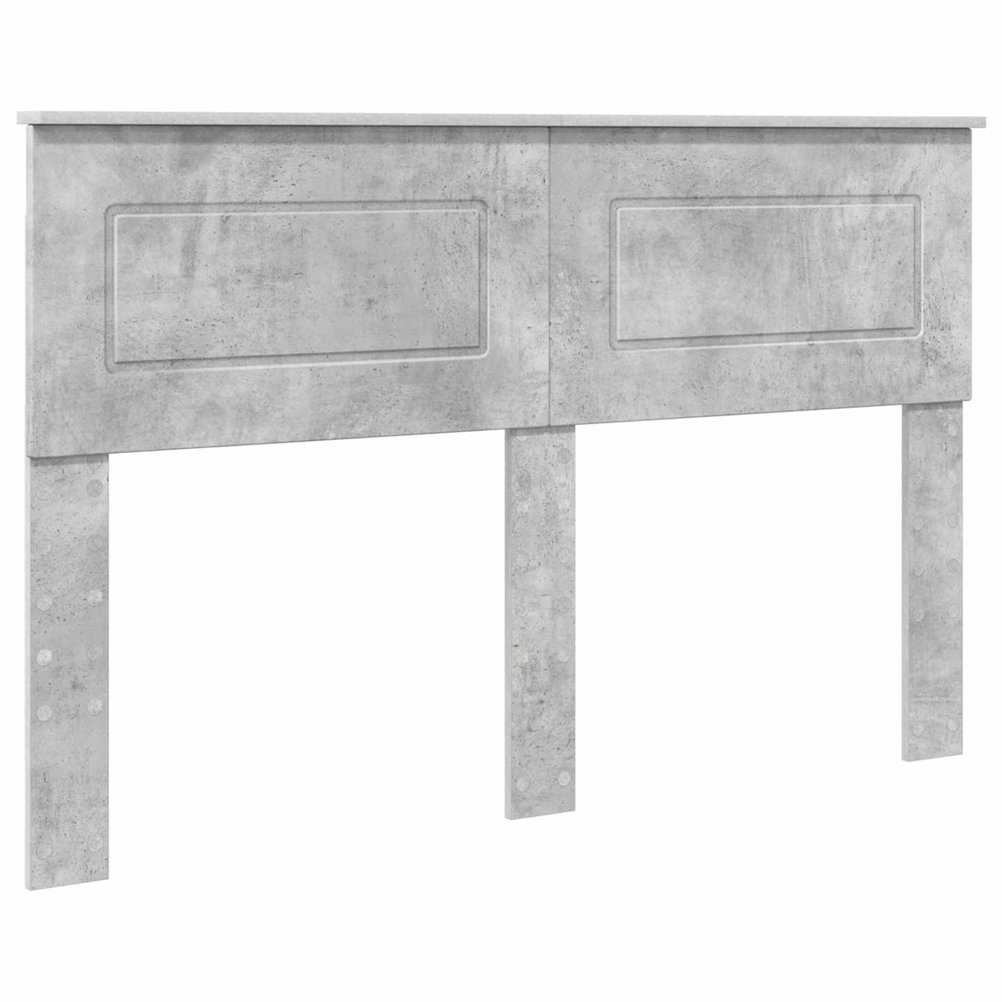 Kopfteil Beton Grau Holzwerkstoff