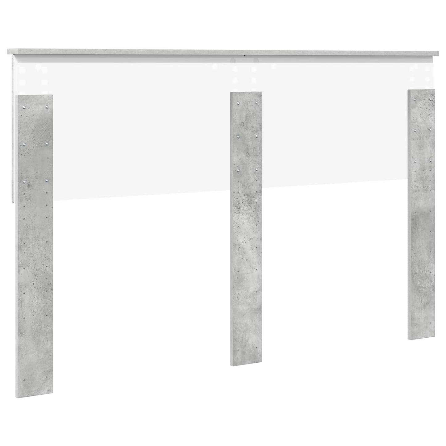 Kopfteil Beton Grau Holzwerkstoff