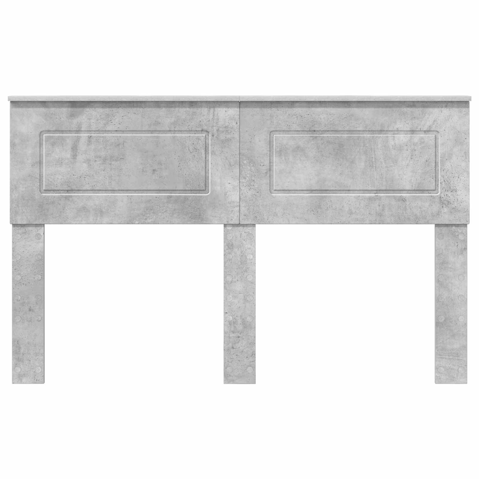 Kopfteil Beton Grau Holzwerkstoff