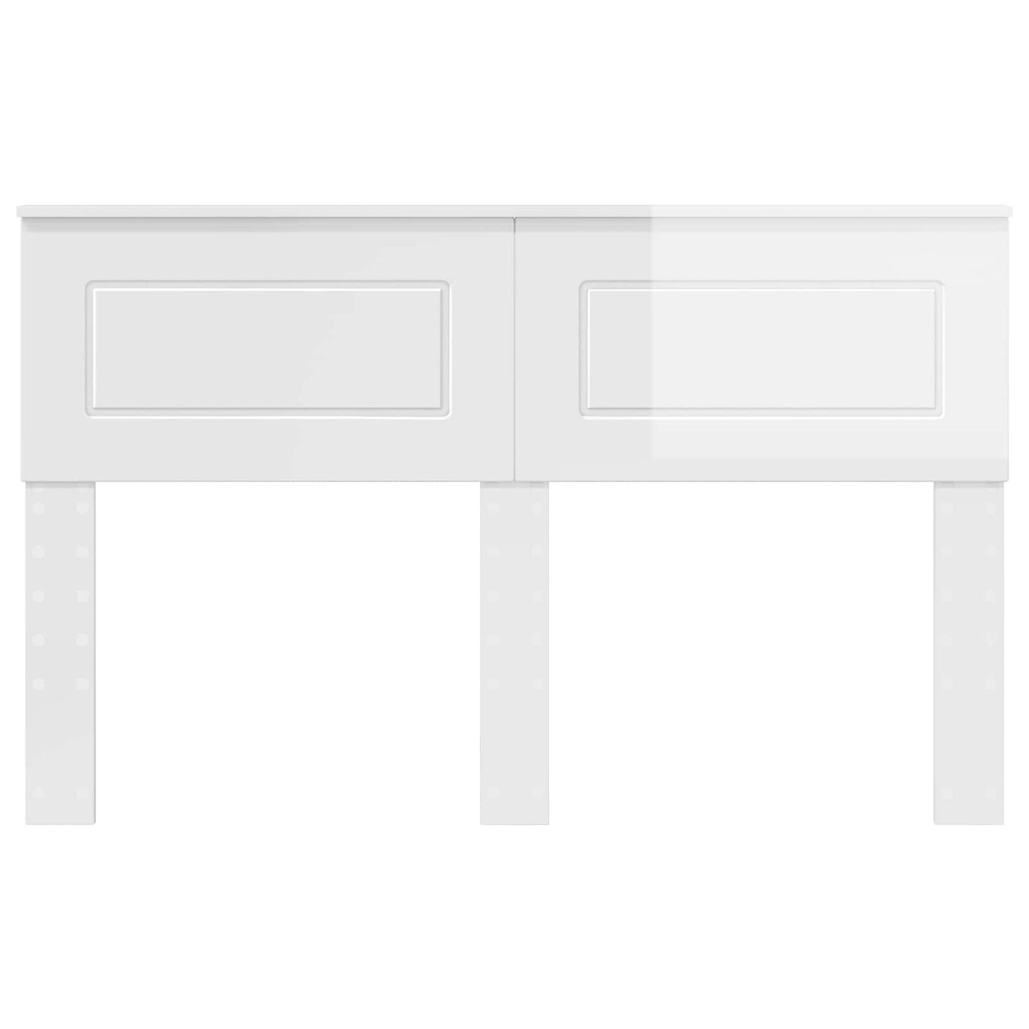 Kopfteil Glänzend Weiß Holzwerkstoff