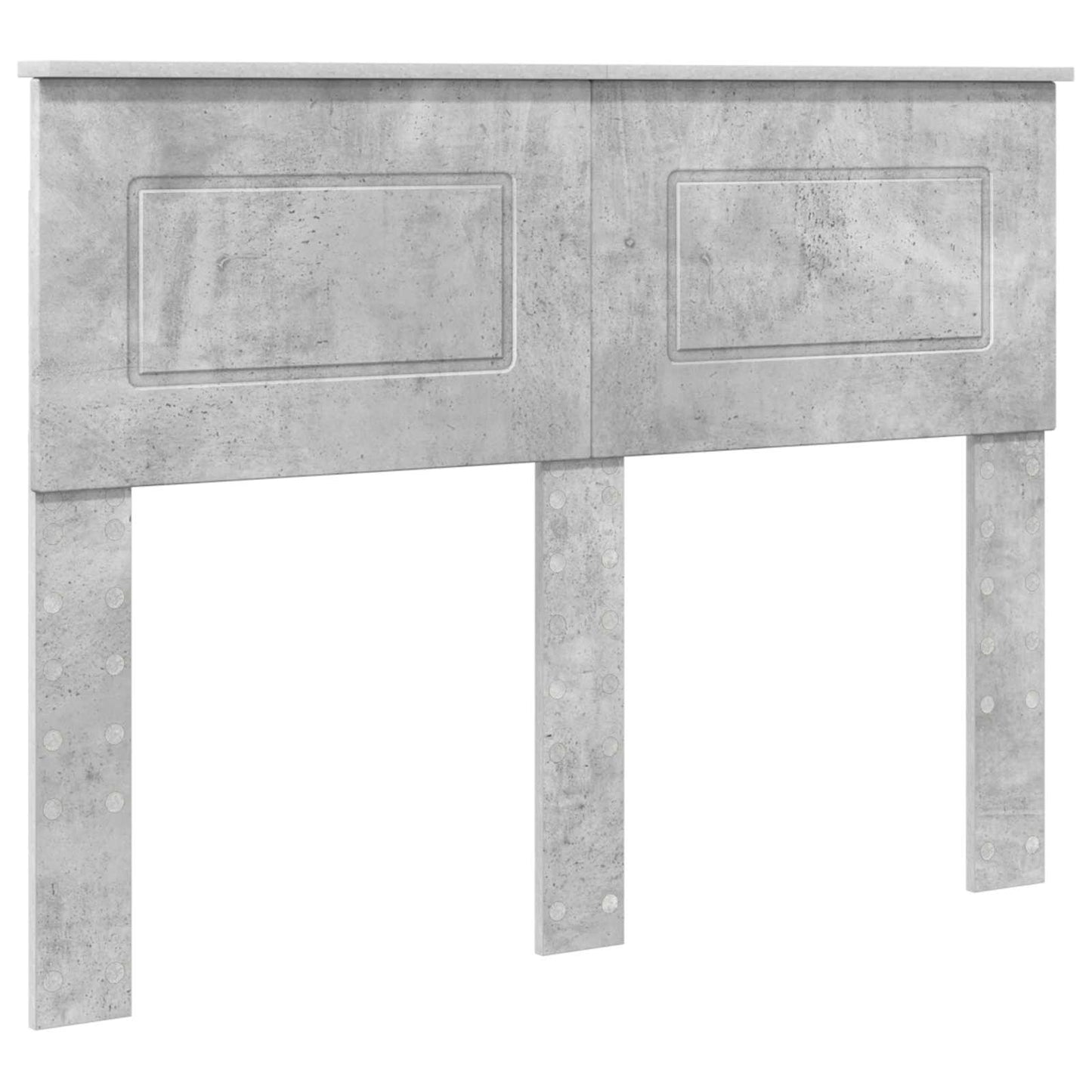 Kopfteil Beton Grau Holzwerkstoff