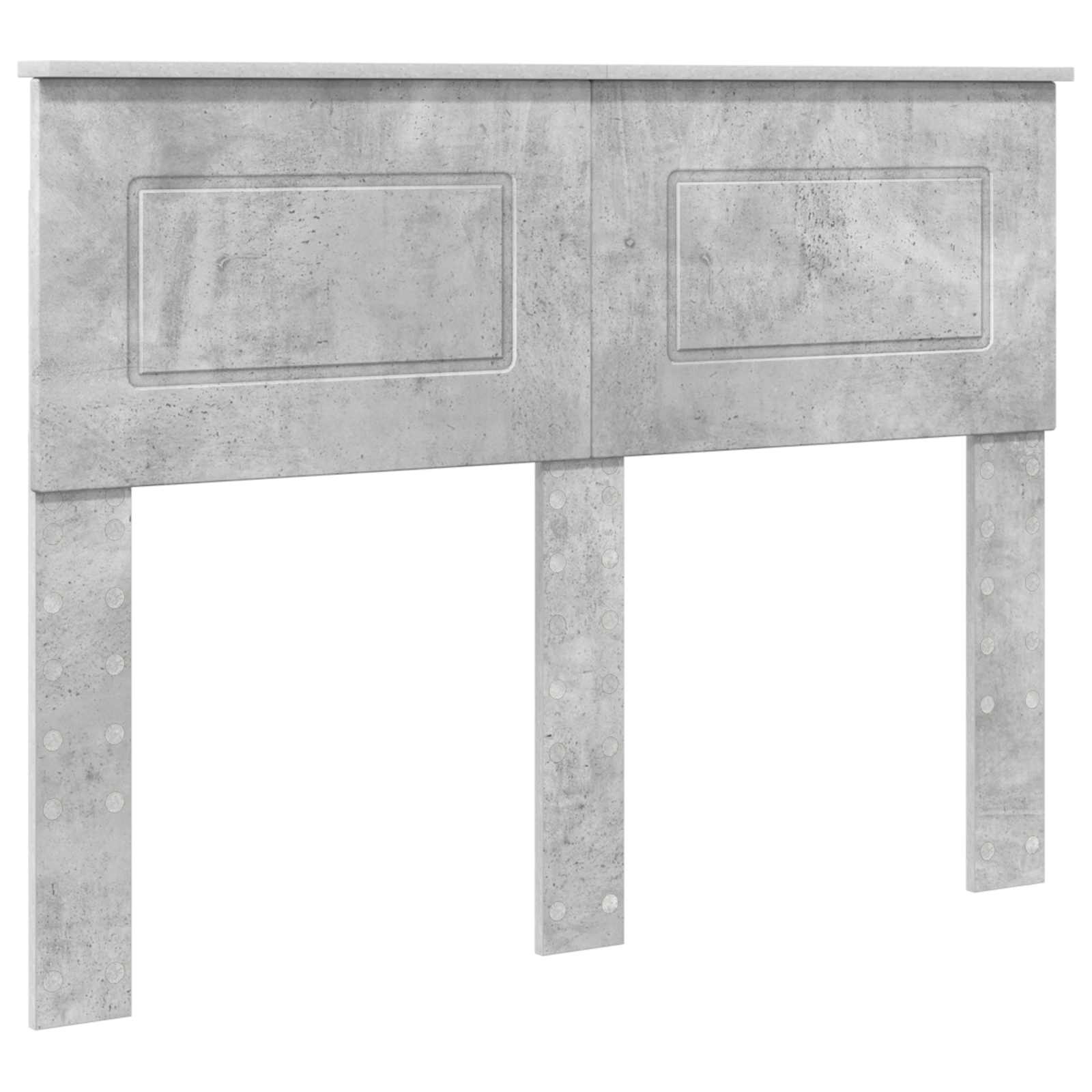 Kopfteil Beton Grau Holzwerkstoff
