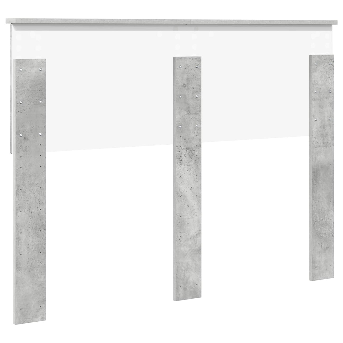 Kopfteil Beton Grau Holzwerkstoff