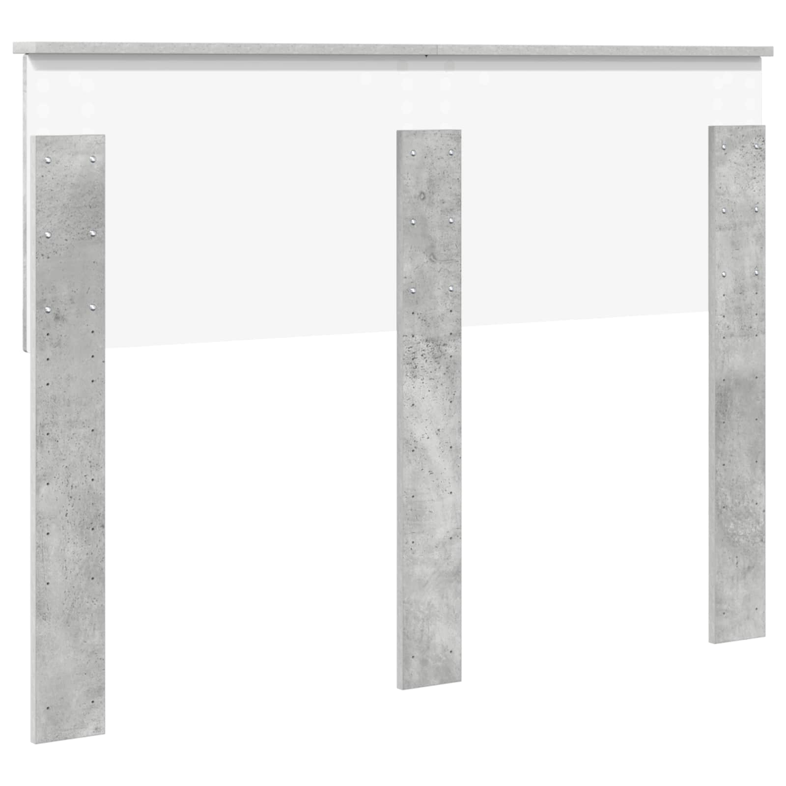 Kopfteil Beton Grau Holzwerkstoff