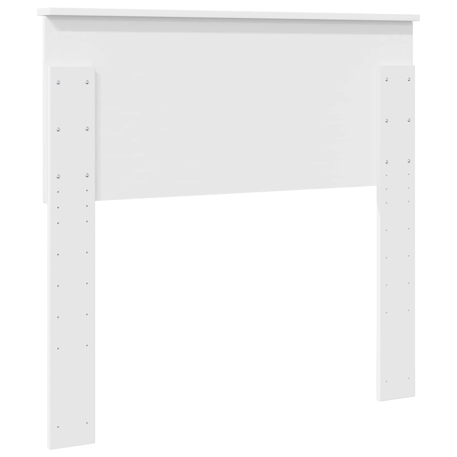 Kopfteil Weiß Holzwerkstoff