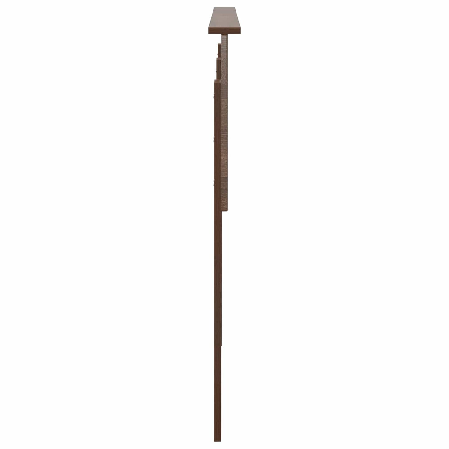Kopfteil Braun Eichen-Optik Holzwerkstoff