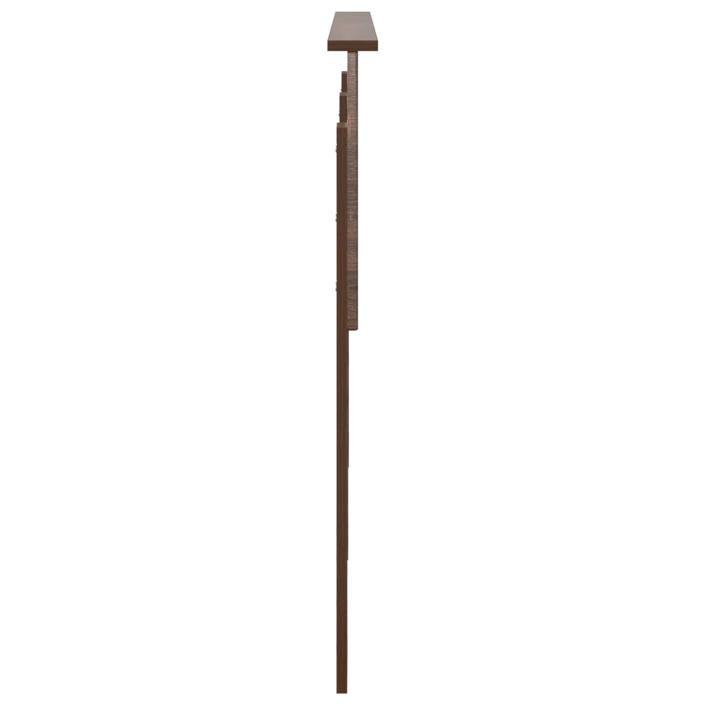 Kopfteil Braun Eichen-Optik Holzwerkstoff