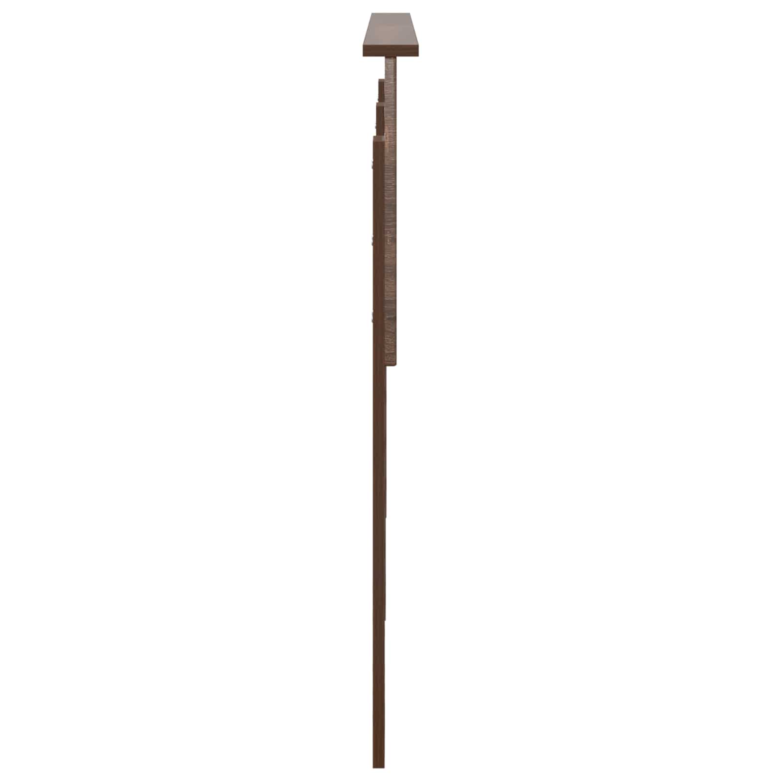 Kopfteil Braun Eichen-Optik Holzwerkstoff