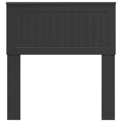 Kopfteil Schwarz Holzwerkstoff