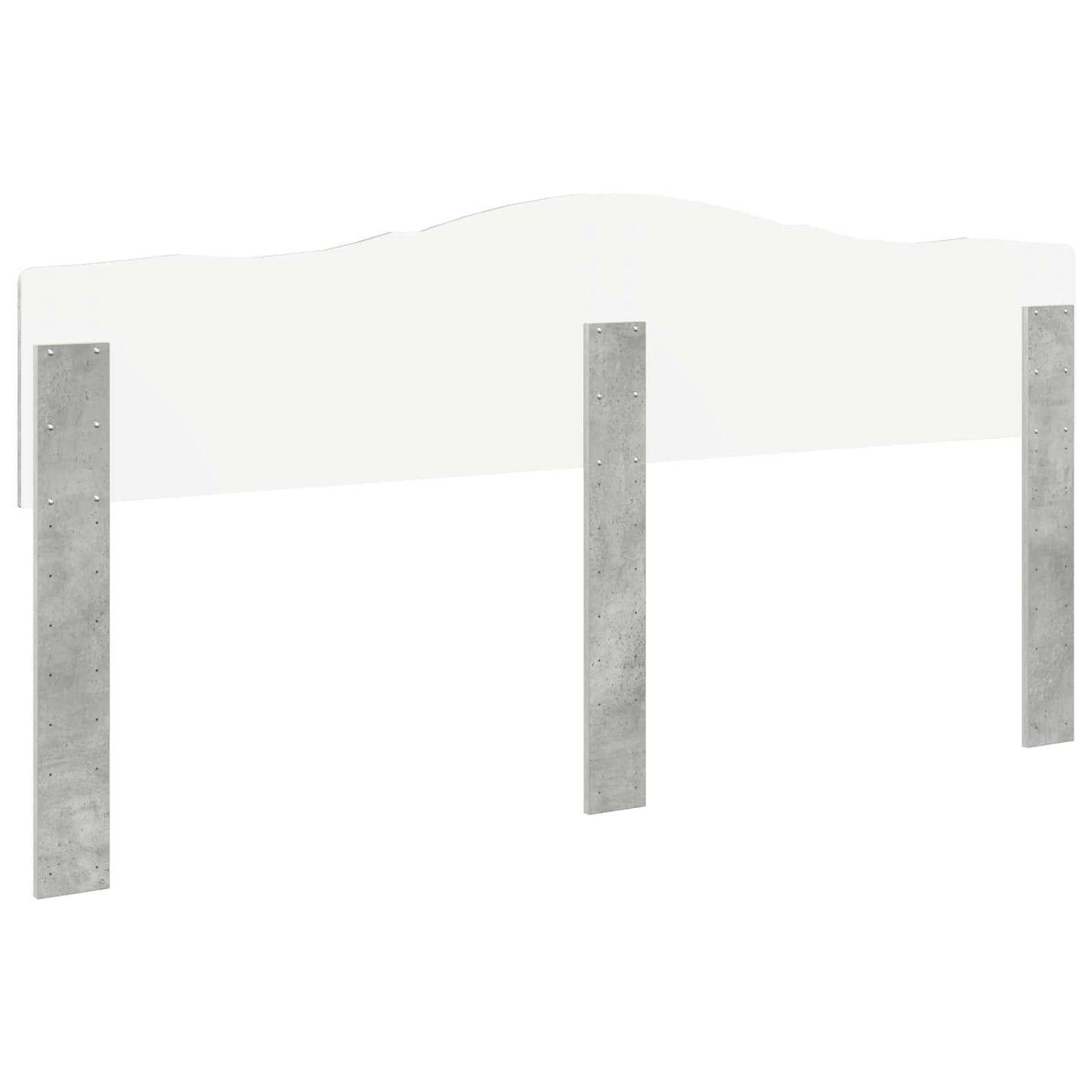 Kopfteil Beton Grau Holzwerkstoff