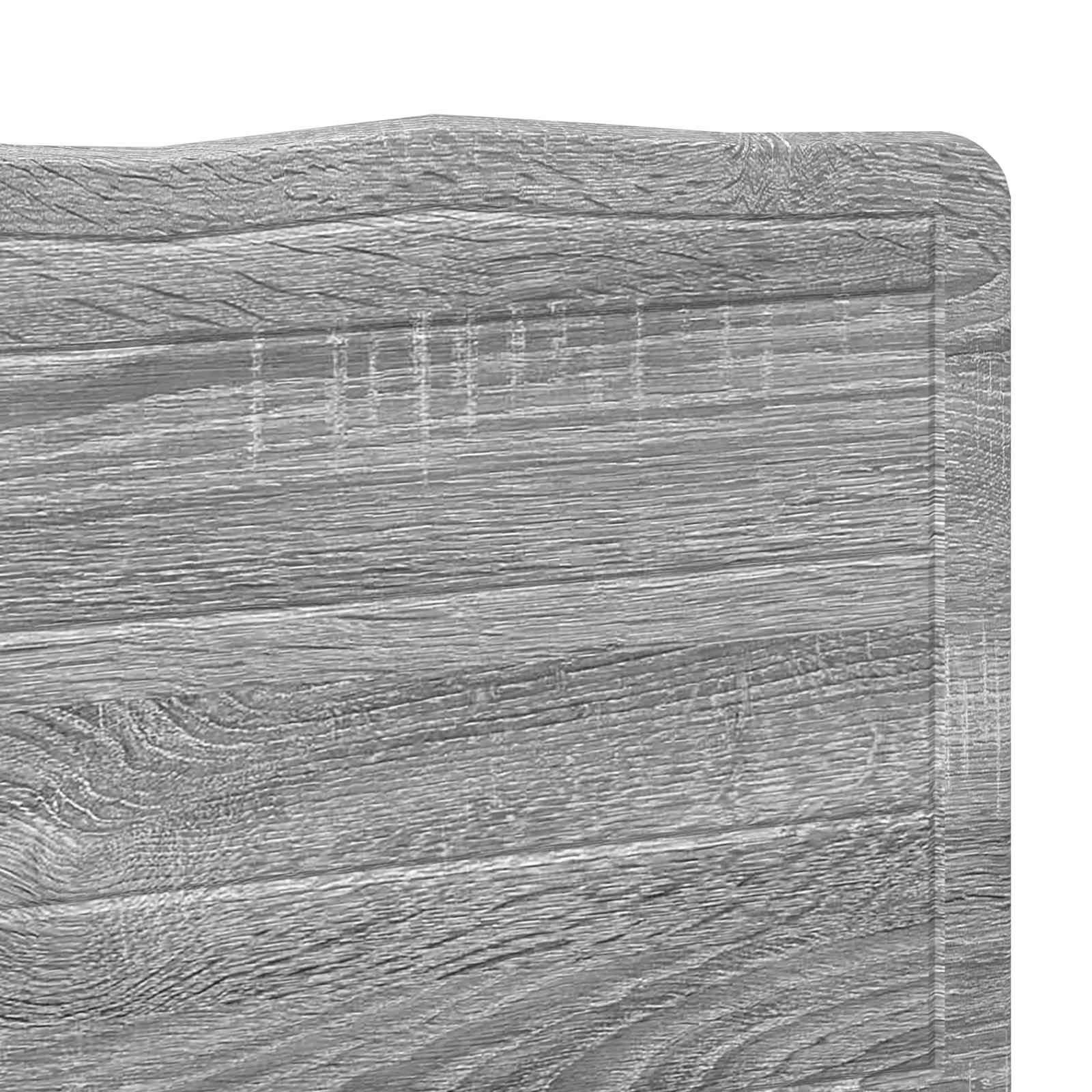 Kopfteil Graues Sonoma Holzwerkstoff