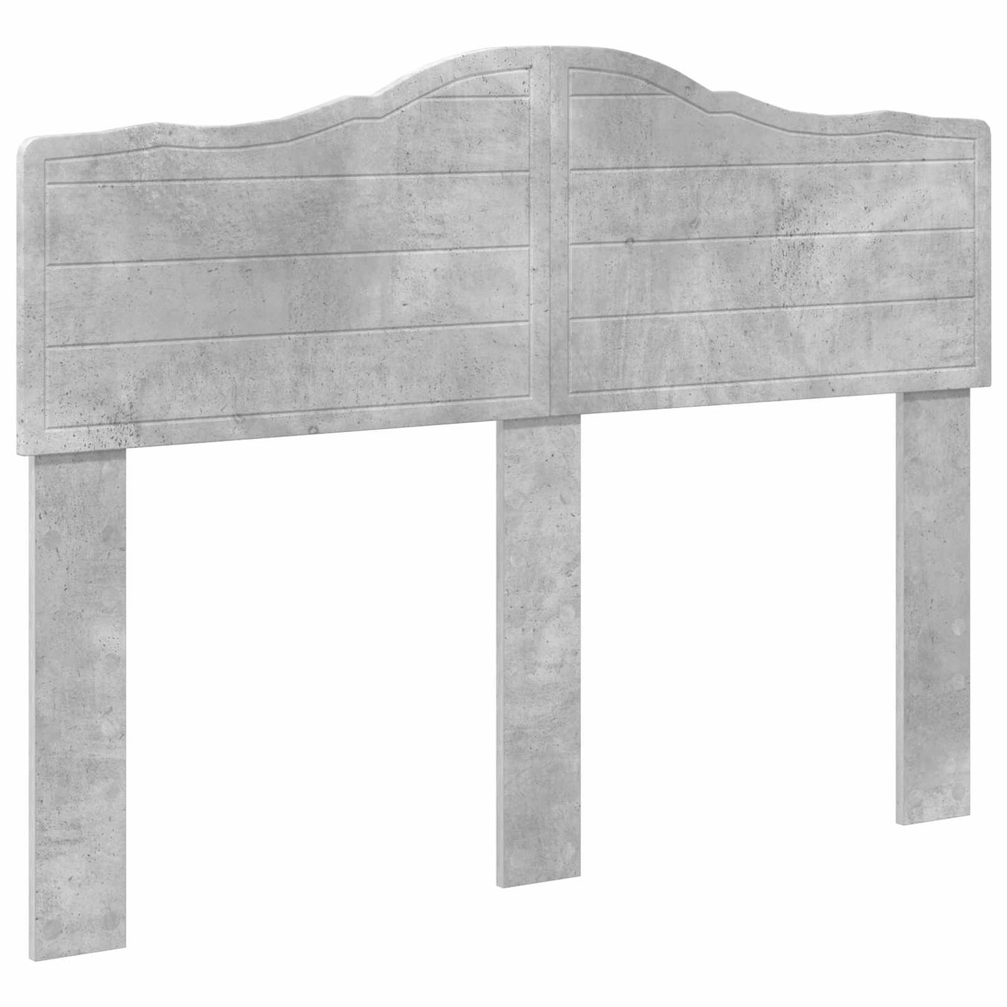Kopfteil Beton Grau Holzwerkstoff