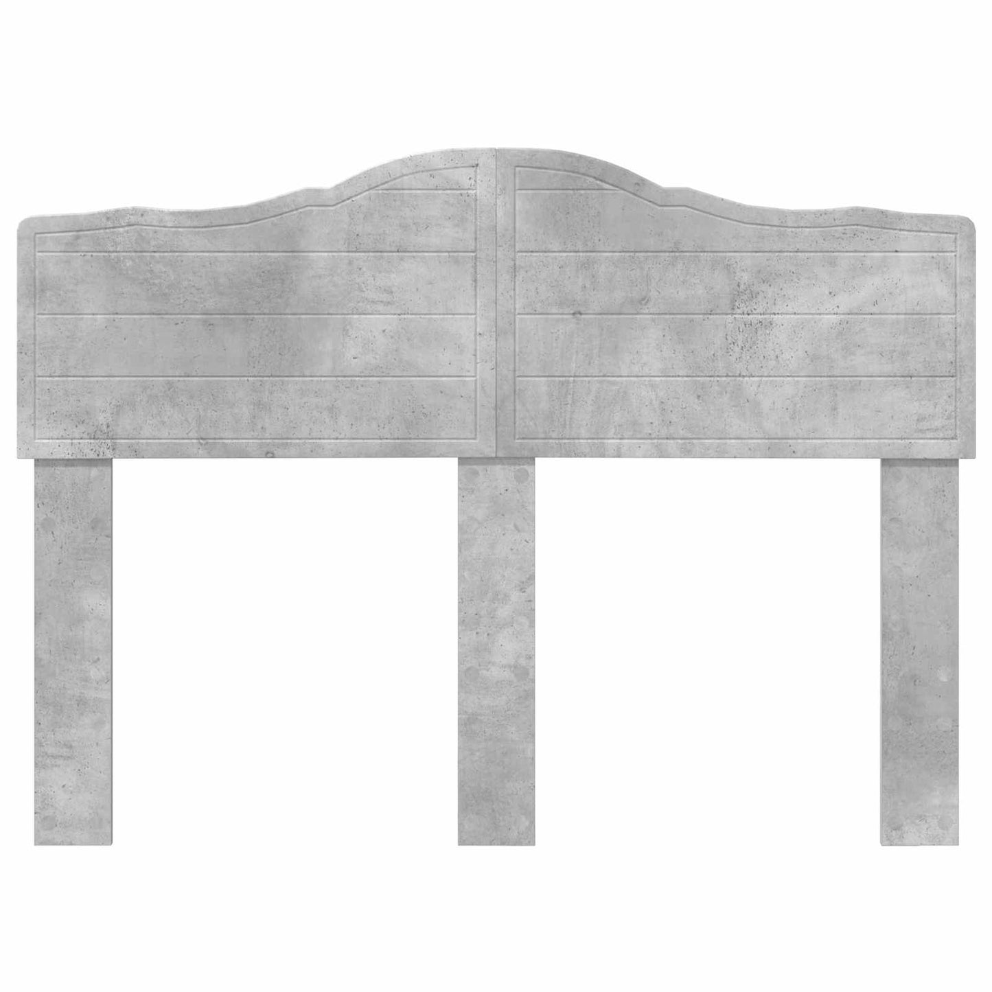 Kopfteil Beton Grau Holzwerkstoff
