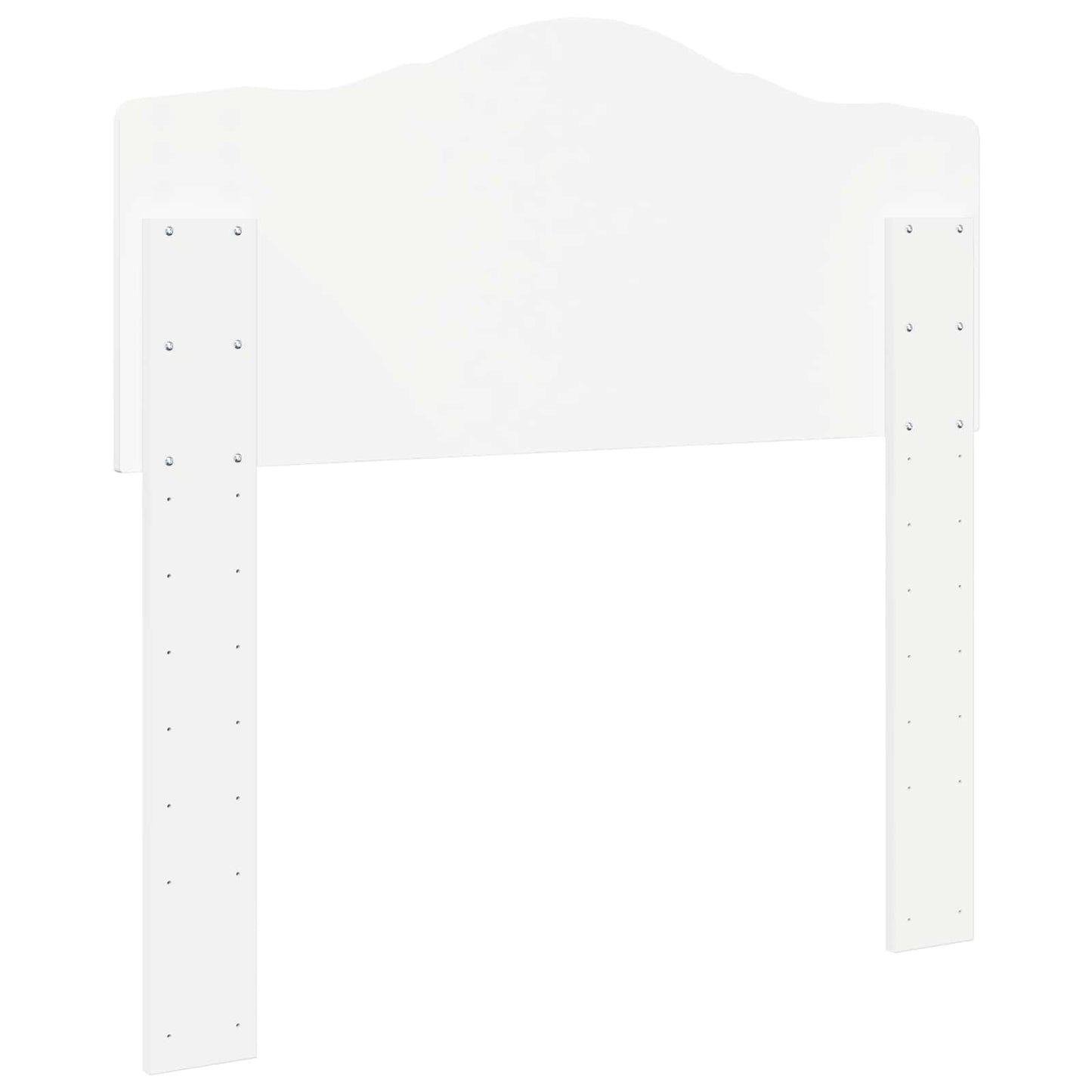 Kopfteil Weiß Holzwerkstoff
