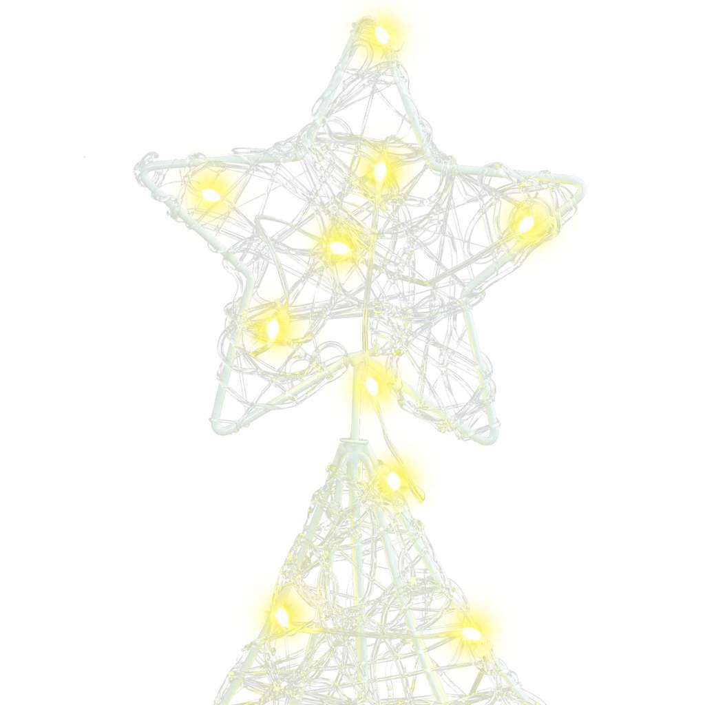 Weihnachtsbaum 100 LEDs Warmweiß 120 cm Acryl