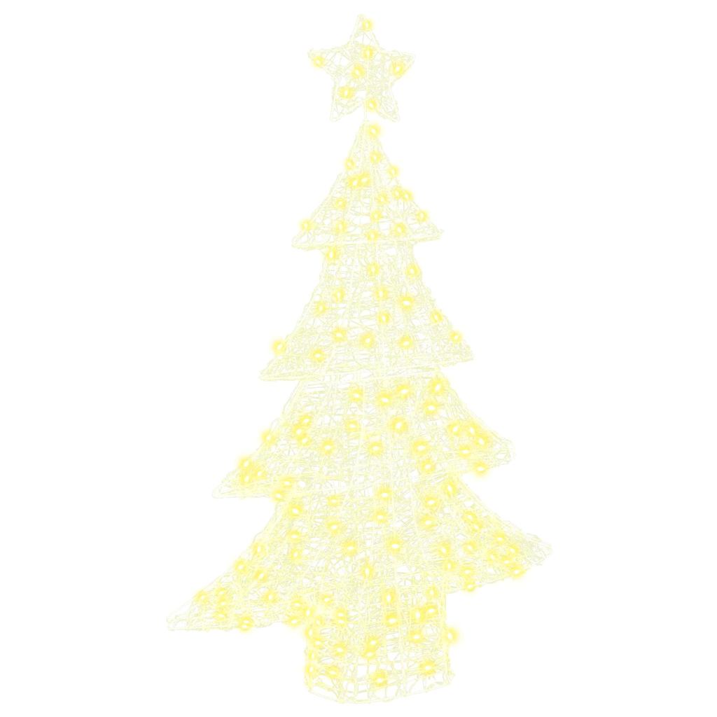Weihnachtsbaum 100 LEDs Warmweiß 120 cm Acryl