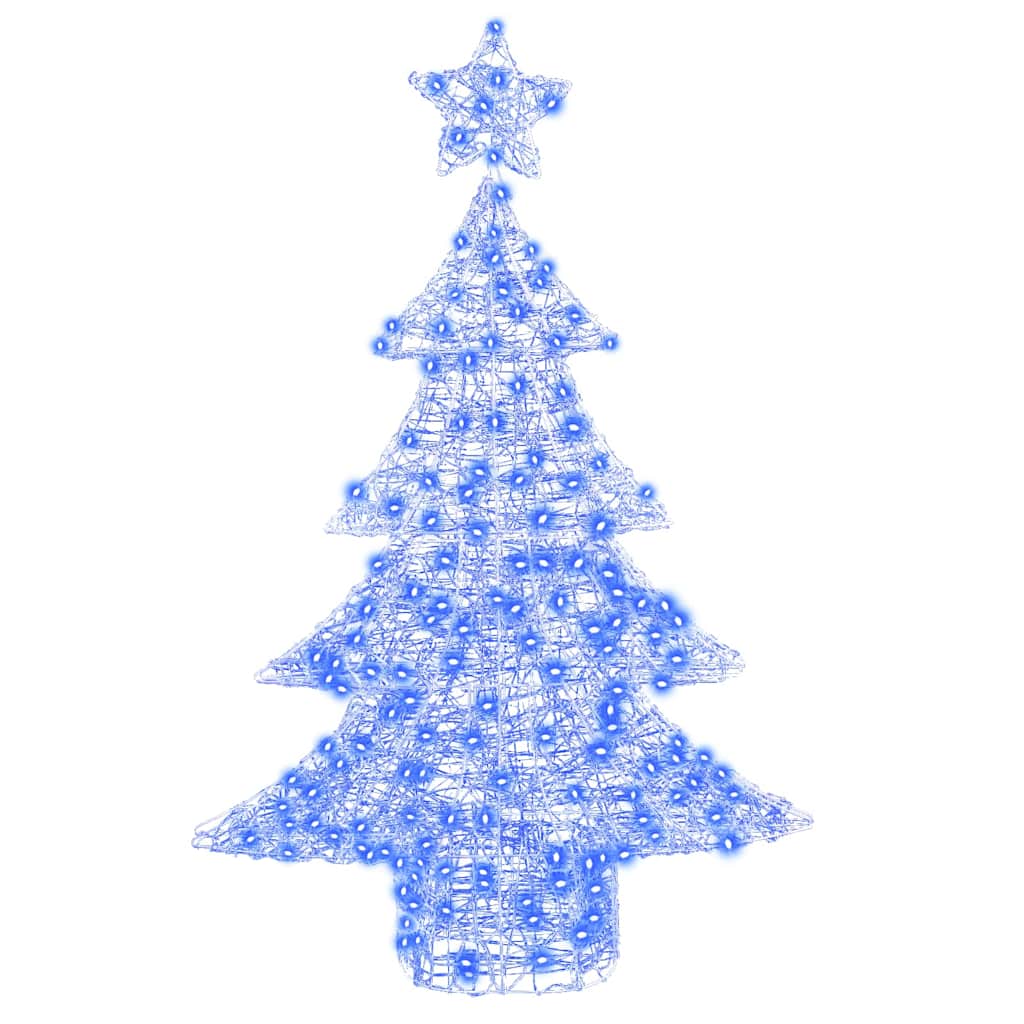 Weihnachtsbaum 100 LEDs Blau 120 cm Acryl