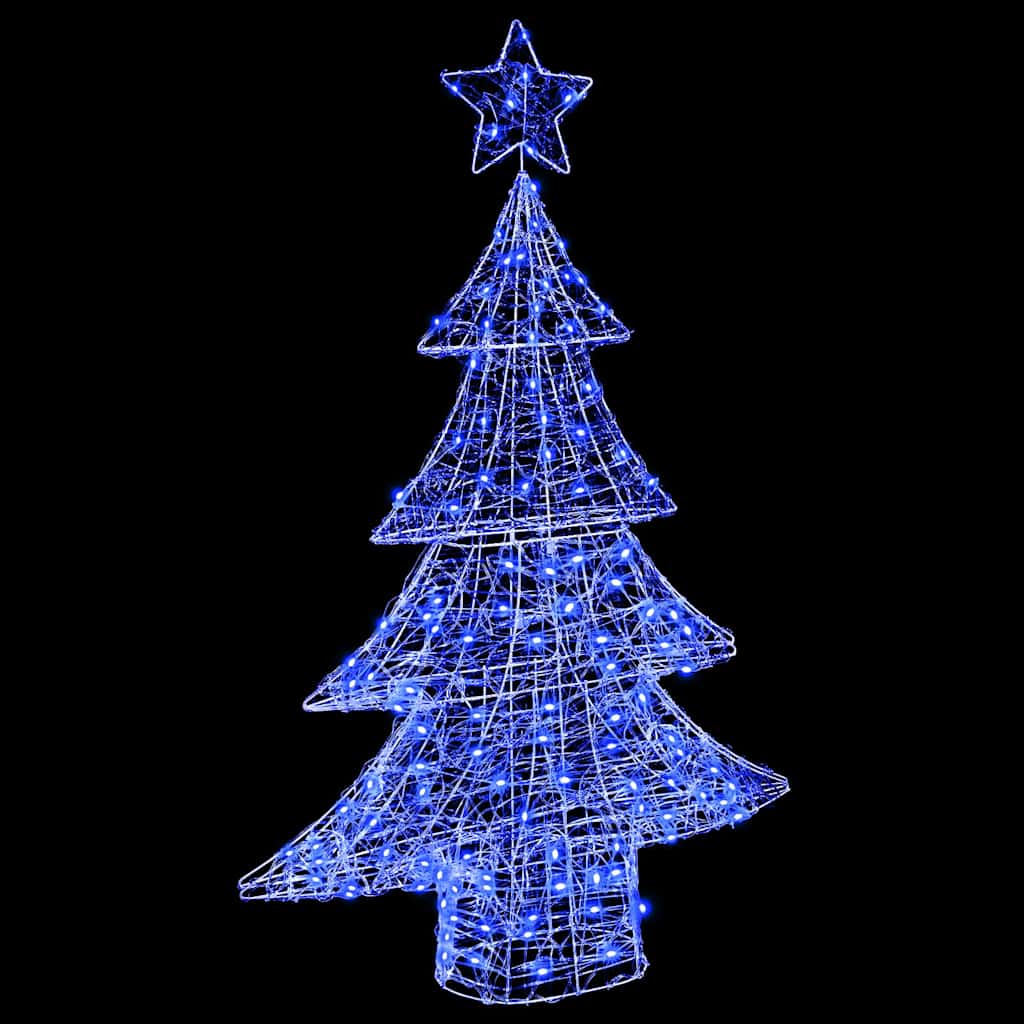 Weihnachtsbaum 100 LEDs Blau 120 cm Acryl