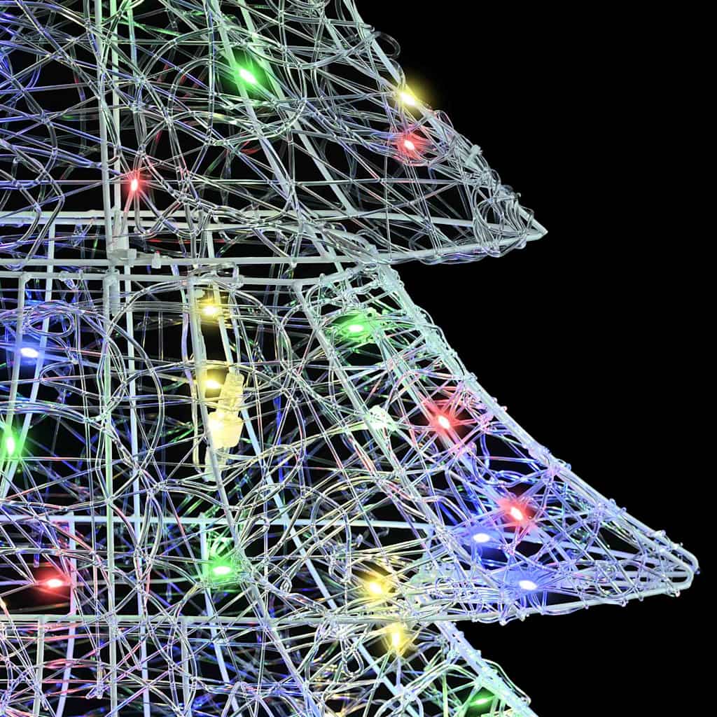 Weihnachtsbaum 100 LEDs Mehrfarbig 120 cm Acryl