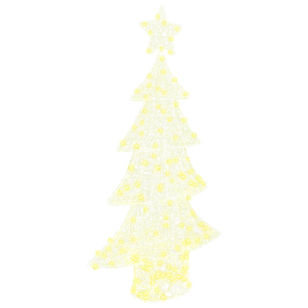 Weihnachtsbaum 160 LEDs Warmweiß 150 cm Acryl