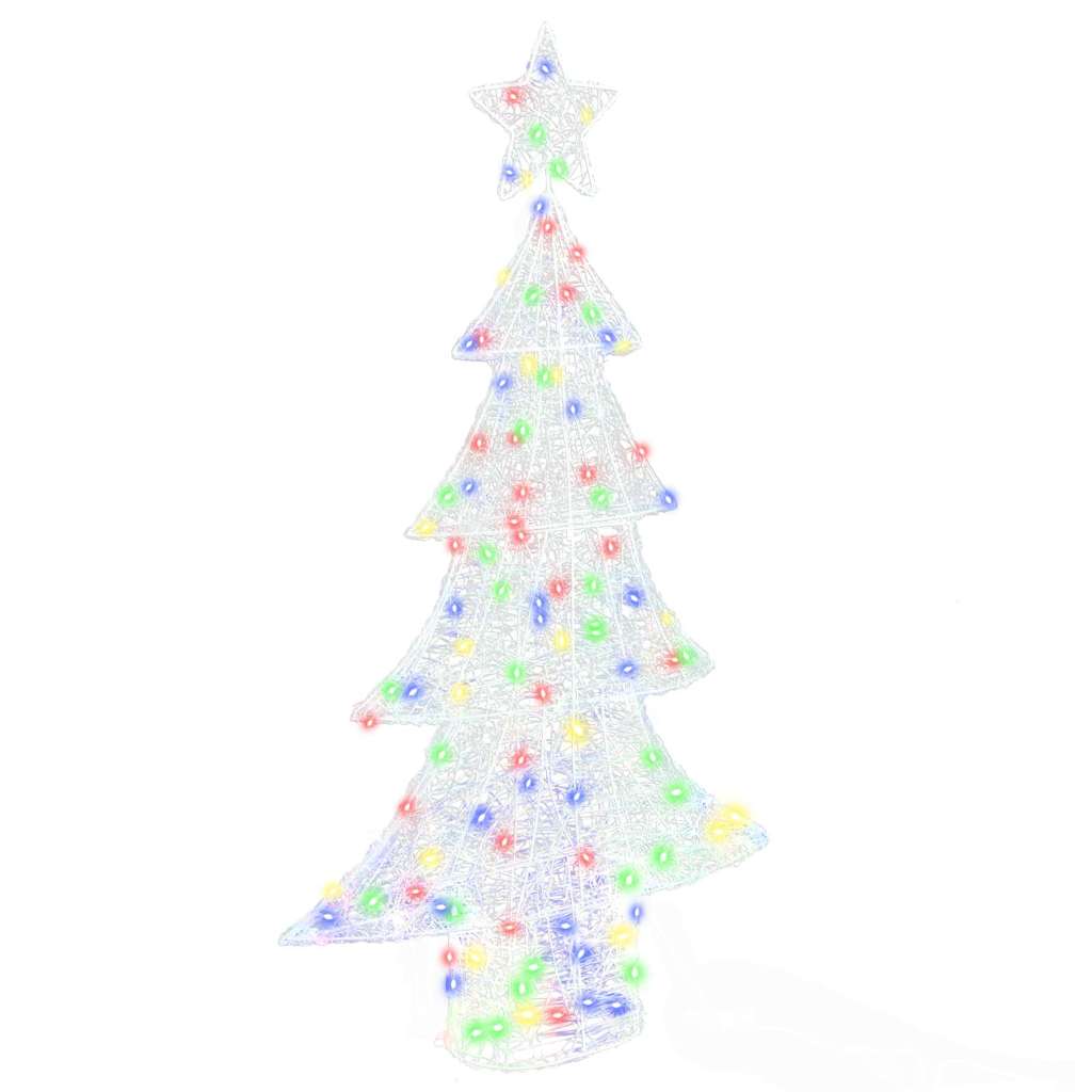 Weihnachtsbaum 160 LEDs Mehrfarbig 150 cm Acryl