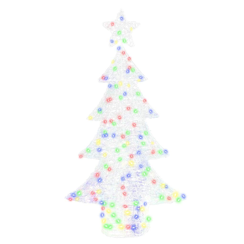 Weihnachtsbaum 160 LEDs Mehrfarbig 150 cm Acryl