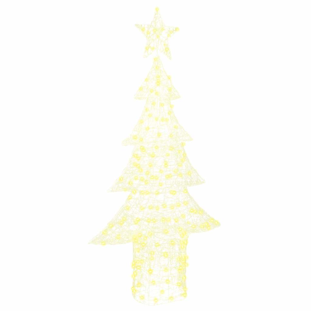 Weihnachtsbaum 240 LEDs Warmweiß 150 cm Acryl