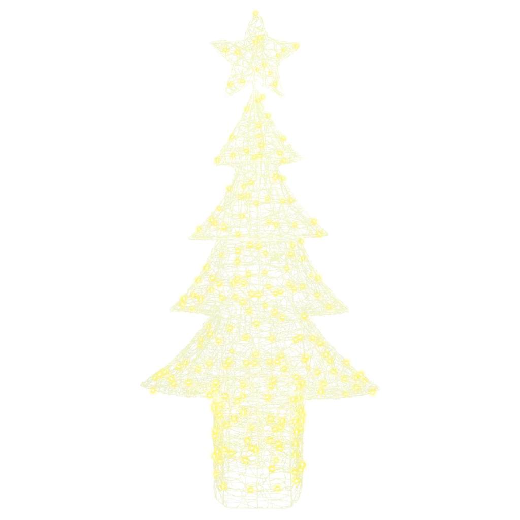 Weihnachtsbaum 240 LEDs Warmweiß 150 cm Acryl