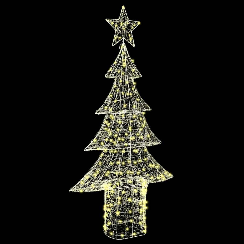 Weihnachtsbaum 240 LEDs Warmweiß 150 cm Acryl