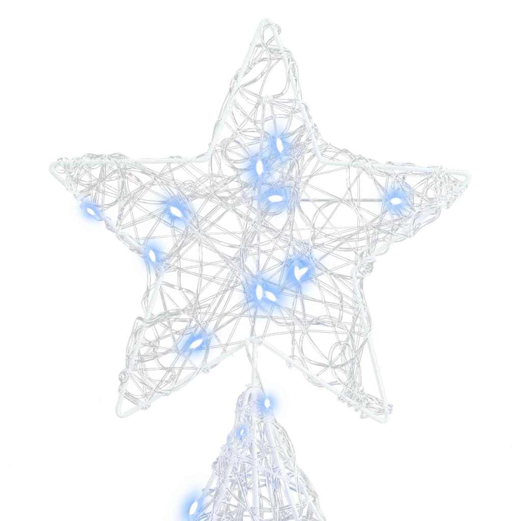 Weihnachtsbaum 240 LEDs Kaltweiß 180 cm Acryl
