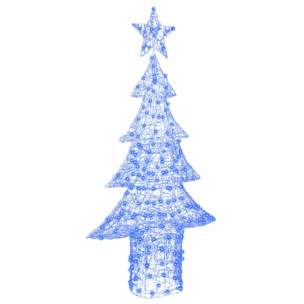 Weihnachtsbaum 240 LEDs Blau 180 cm Acryl