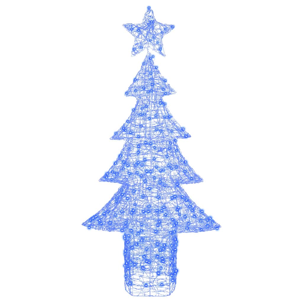 Weihnachtsbaum 240 LEDs Blau 180 cm Acryl