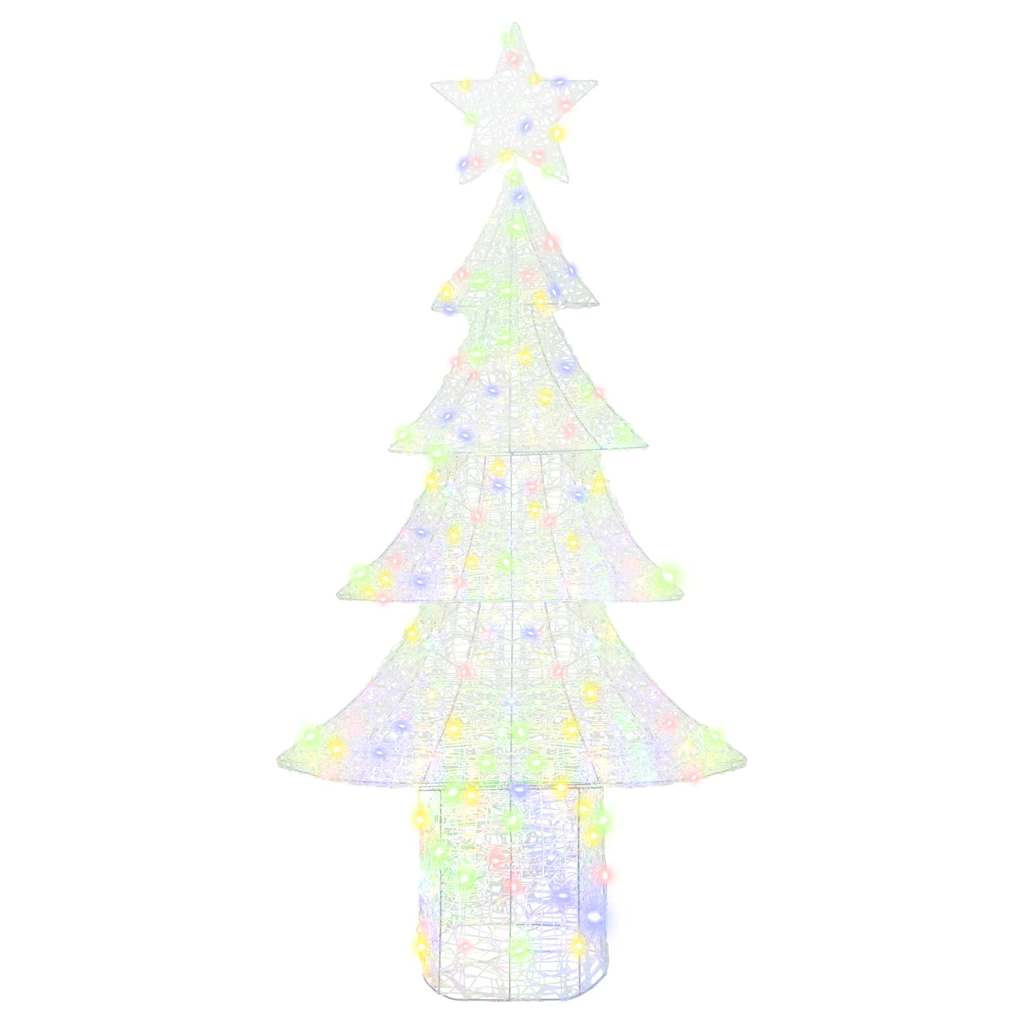 Weihnachtsbaum 240 LEDs Mehrfarbig 180 cm Acryl