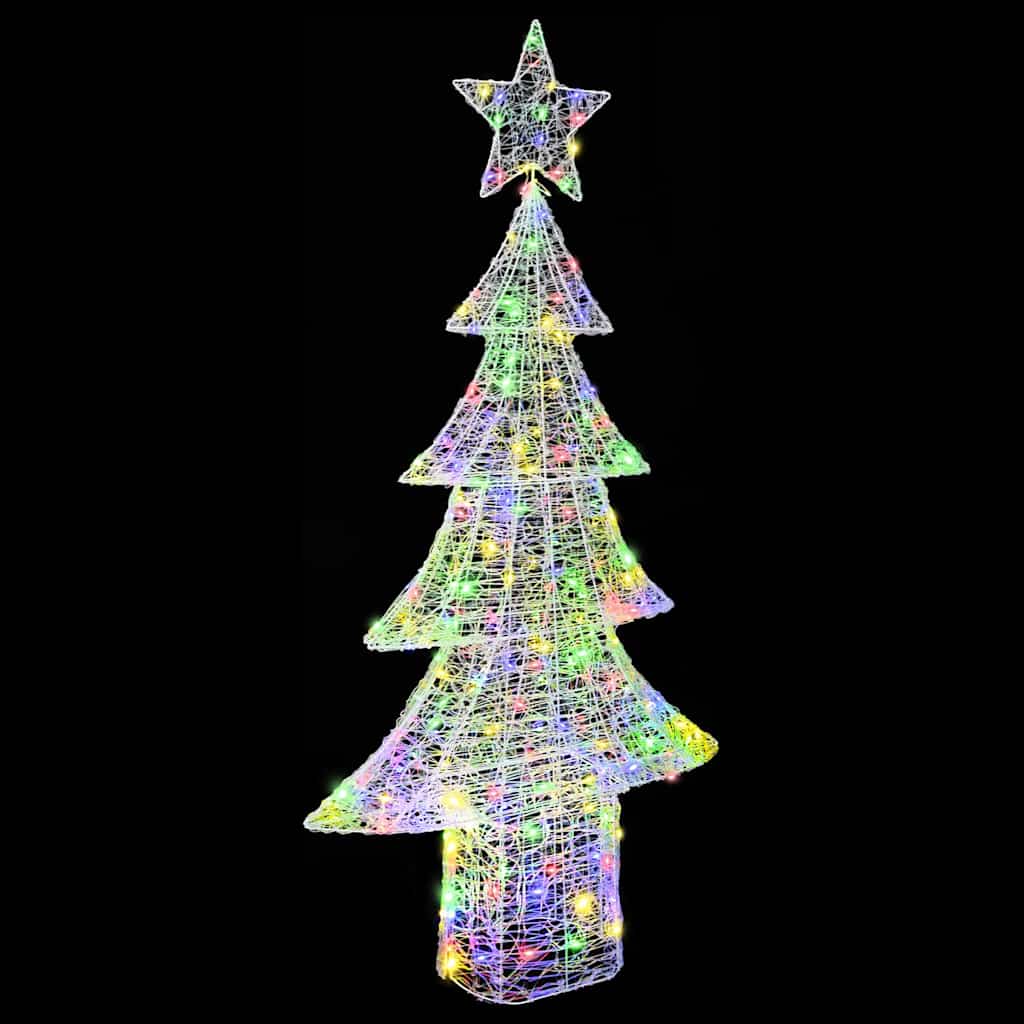 Weihnachtsbaum 240 LEDs Mehrfarbig 180 cm Acryl