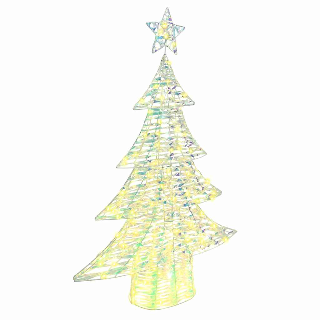 Weihnachtsbaum 120 LEDs Warmweiß 120,5 cm PET