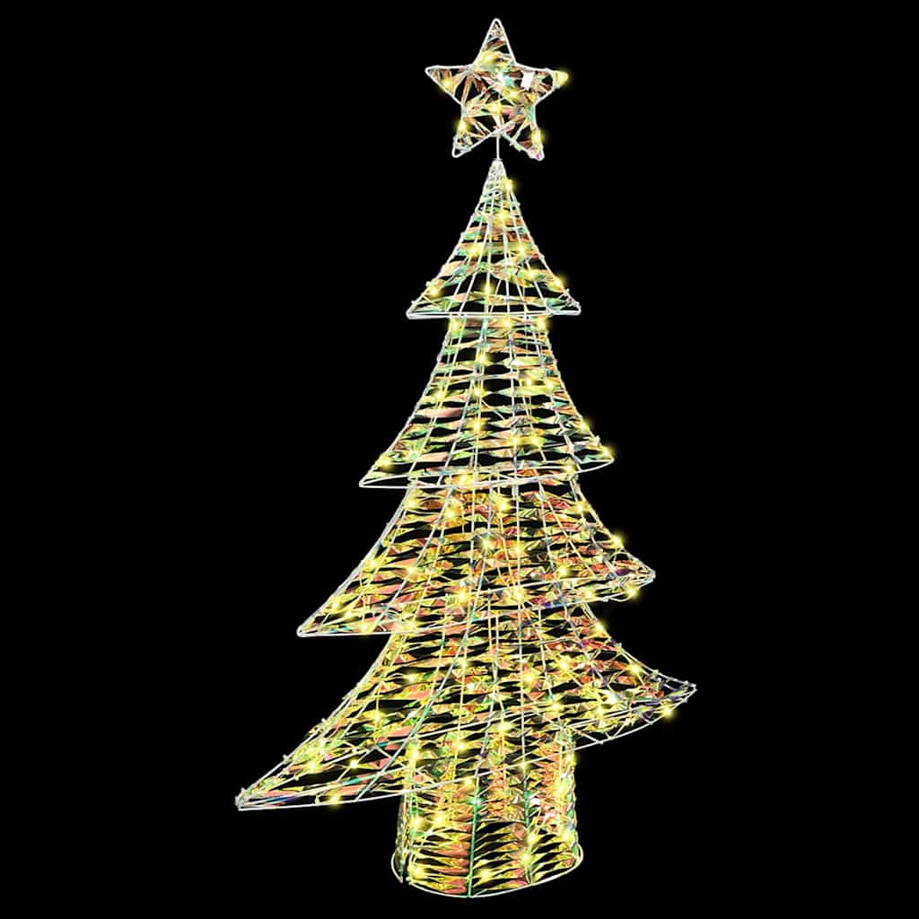 Weihnachtsbaum 120 LEDs Warmweiß 120,5 cm PET