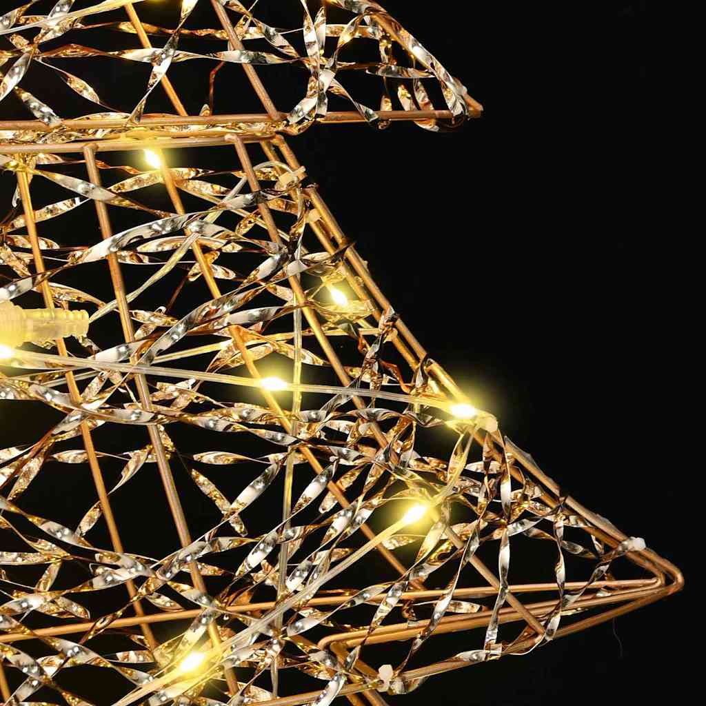 Weihnachtsbaum 120 LEDs Warmweiß 120,5 cm PET