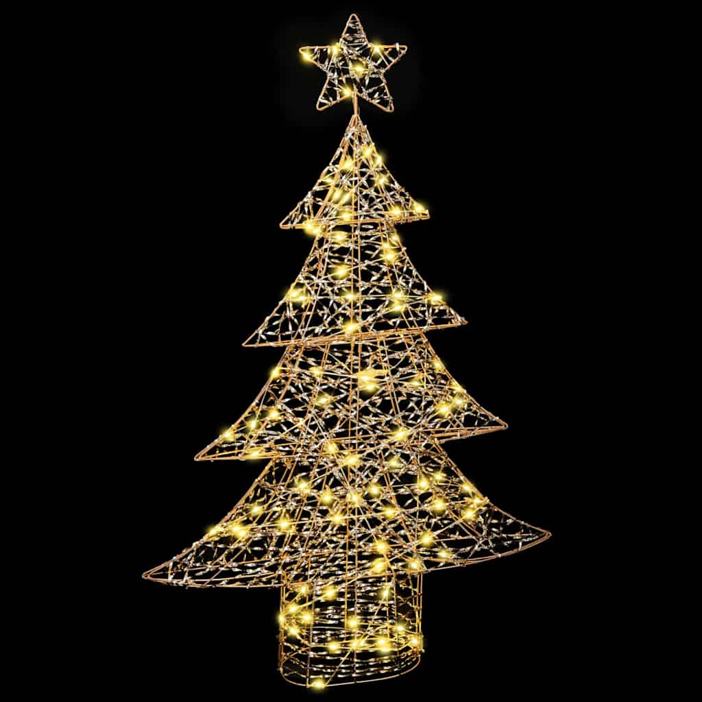 Weihnachtsbaum 120 LEDs Warmweiß 120,5 cm PET