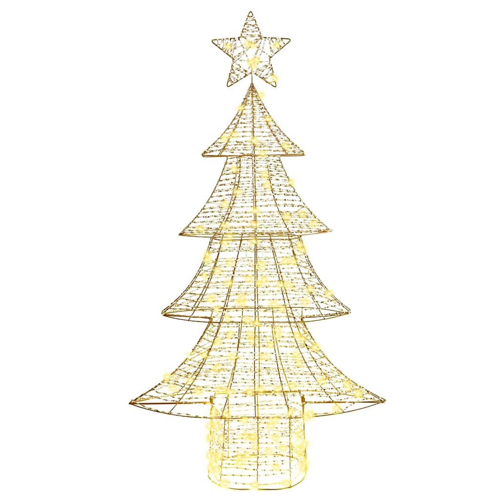 Weihnachtsbaum 160 LEDs Warmweiß 151 cm PET