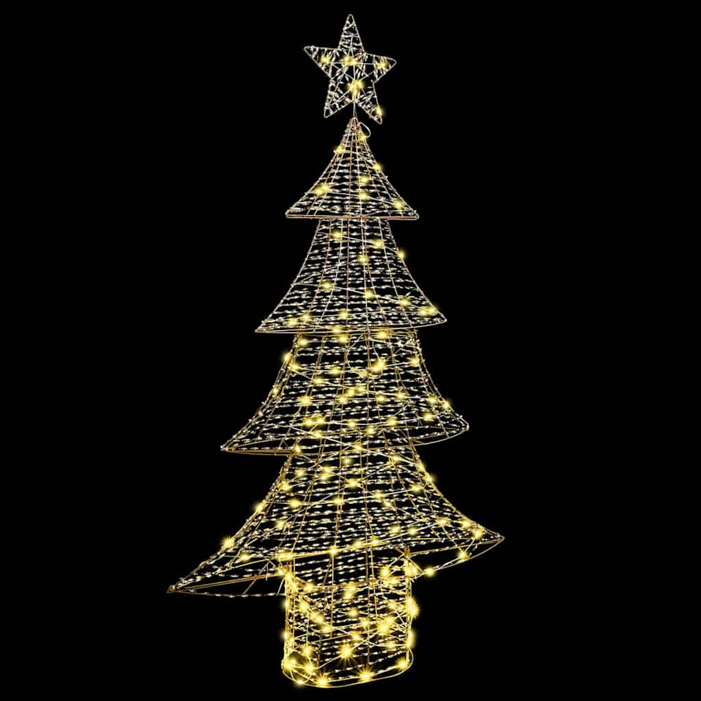 Weihnachtsbaum 160 LEDs Warmweiß 151 cm PET