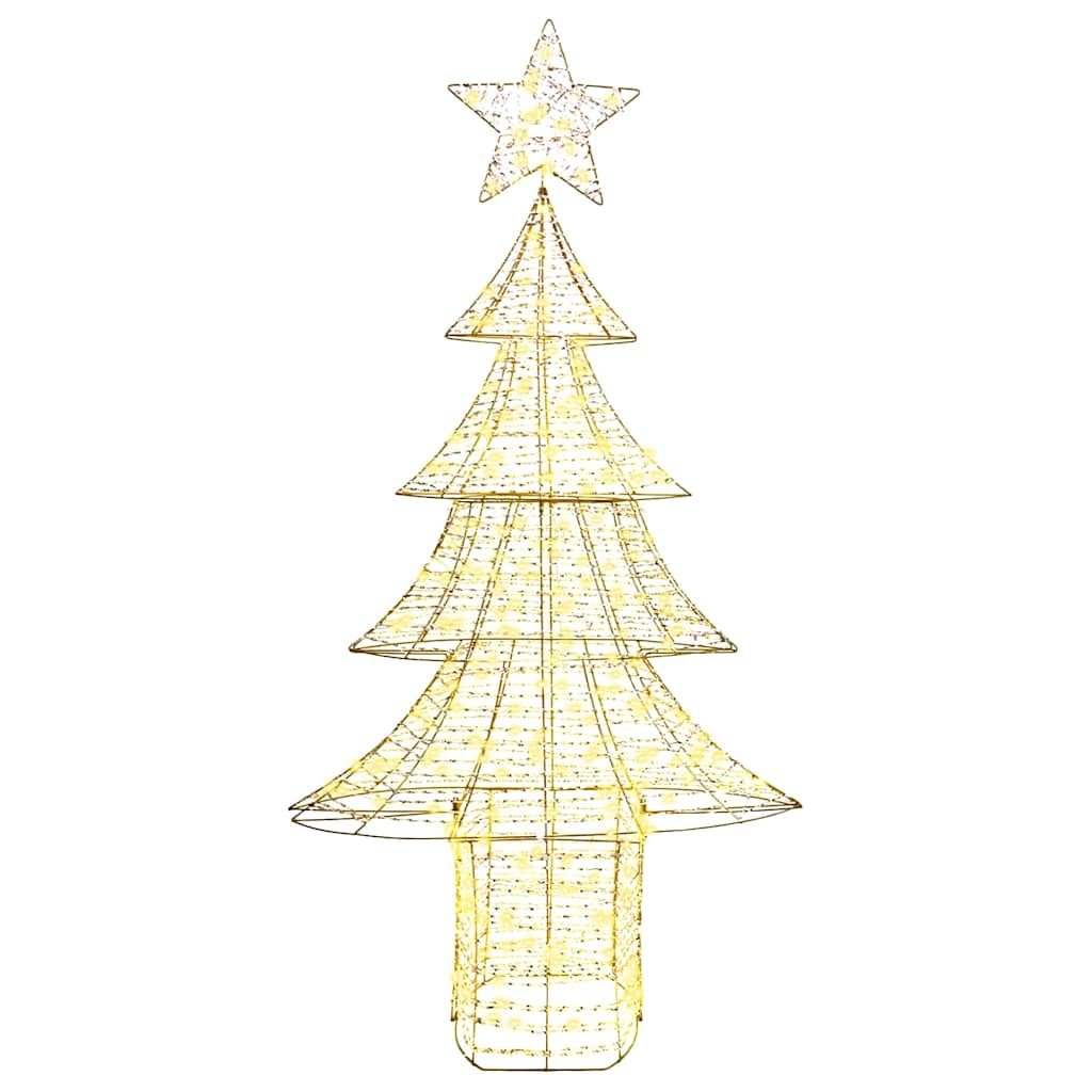 Weihnachtsbaum 240 LEDs Warmweiß 181 cm PET