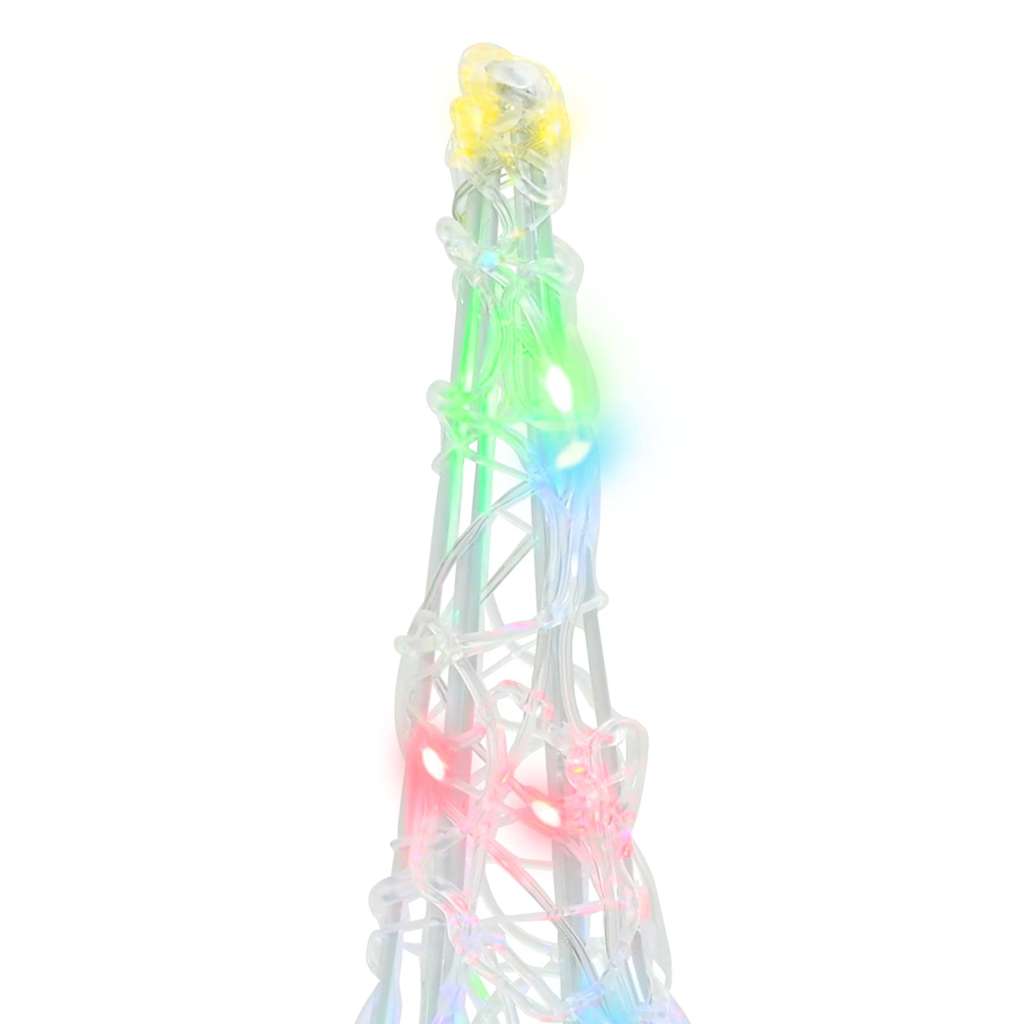 Weihnachtsbaum 3 Stk. Mehrfarbig 20 x 20 x 80 cm Acryl 90 LEDs