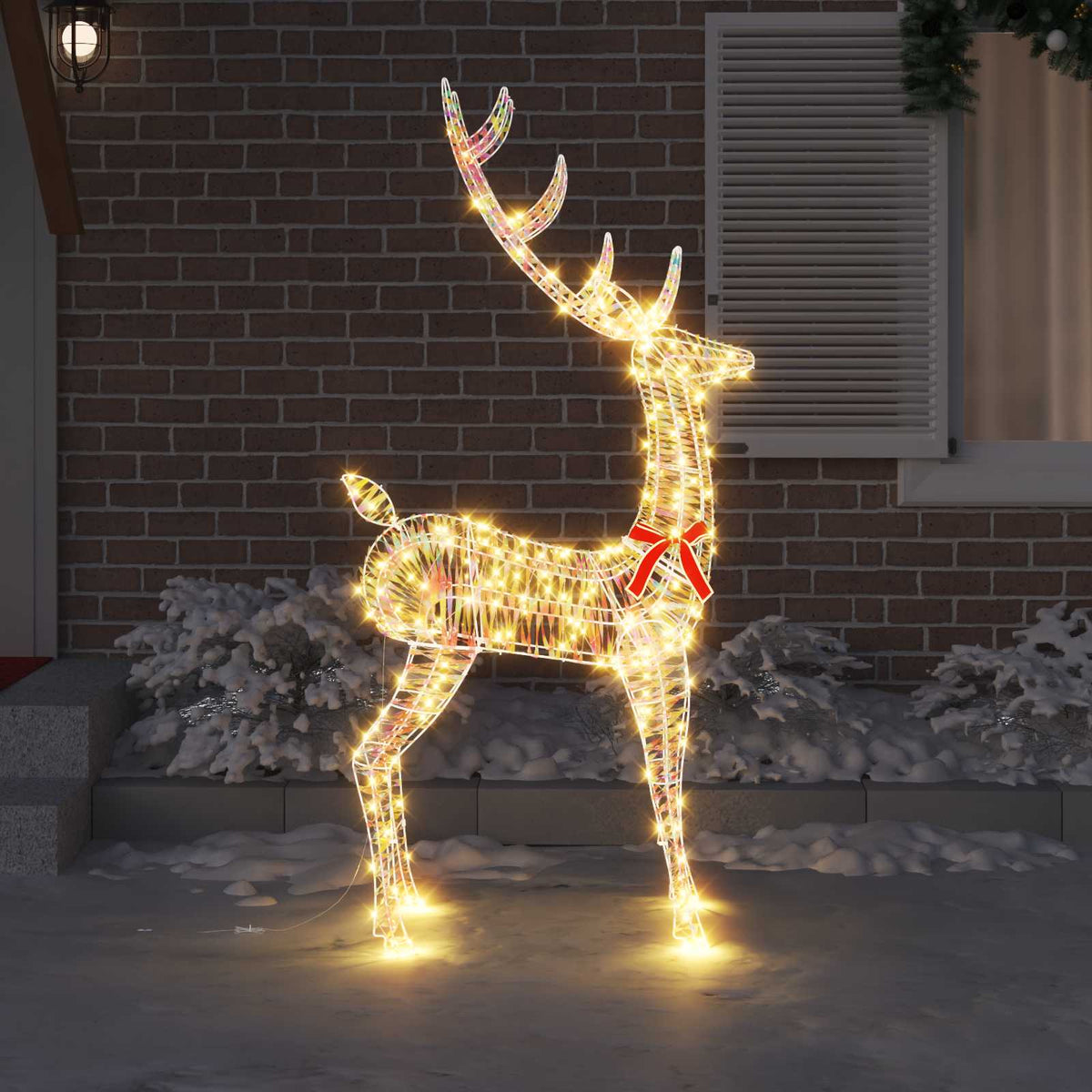 3D Weihnachtsrentier LOVIISA 250 LEDs Warmes Weiß