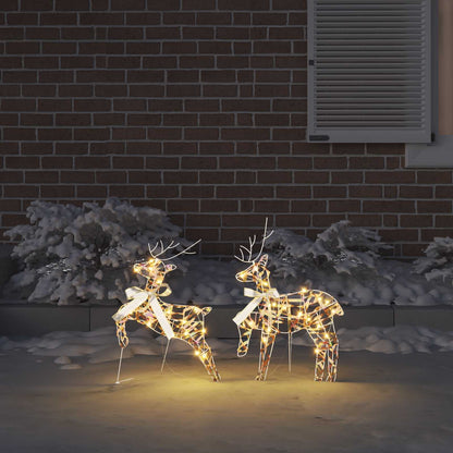 Weihnachtsrentier 2 stk. 40 LEDs Warmes Weiß