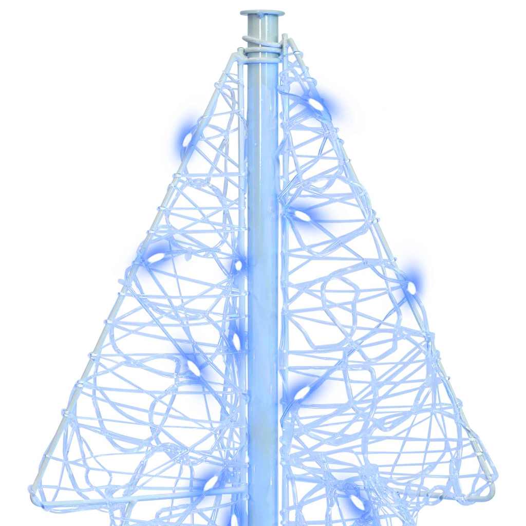 Weihnachtsbaum 100 LEDs Blau 120 cm Acryl