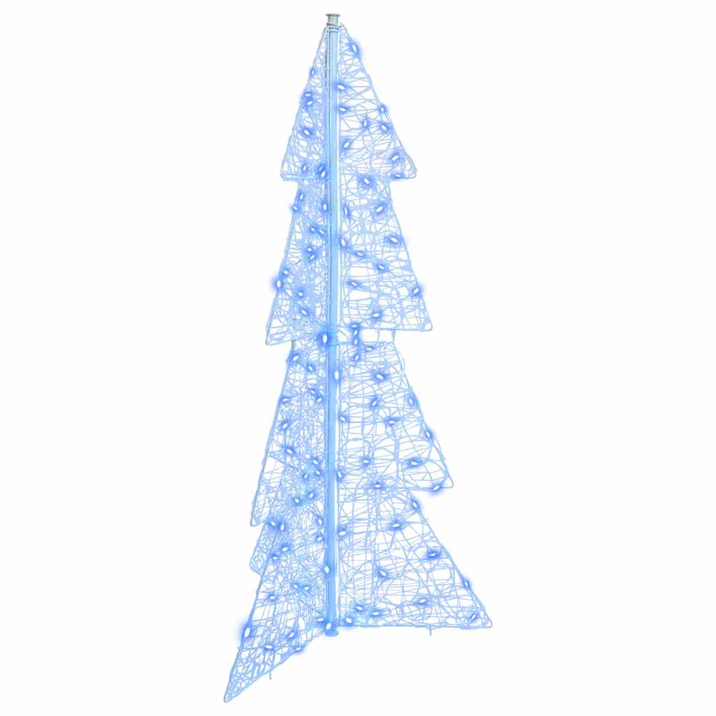 Weihnachtsbaum 100 LEDs Blau 120 cm Acryl
